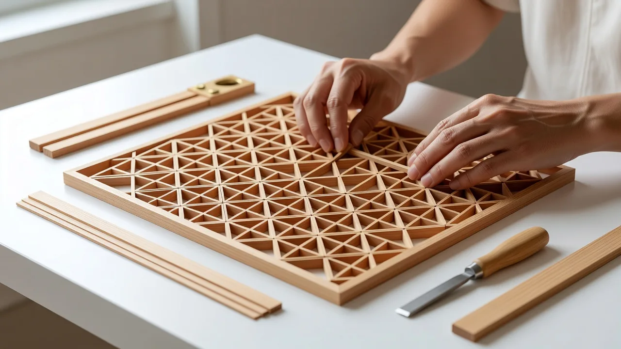 Artisan Assembling Kumiko
